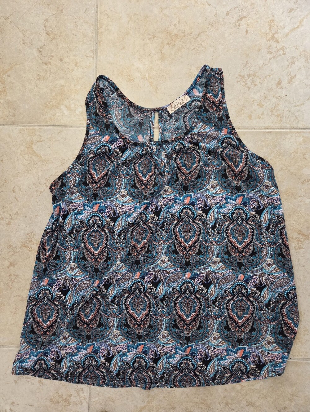 Lavish Paisley Blouse